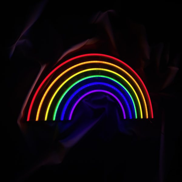 Neon LED tęcza LGBTQ